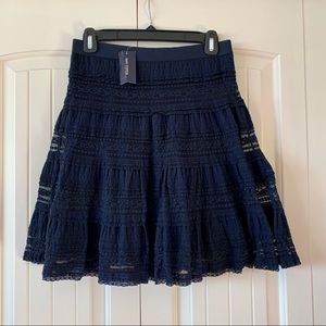 Max Edition Lace Tiered Skater Skirt szS